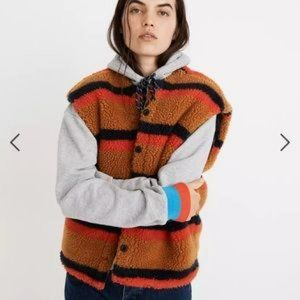 Madewell x Kule Women’s XS Reversible Sherpa Vest